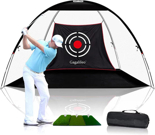 Golf Net,Golf Net Backyard Driving,Golf Driving Range,Golf Set Net,Heavy Duty Dome Golf Practice Net,Golf Practice Hitting Net,Quick Setup with Target Cloth and Carry Bag(Style Optional)
