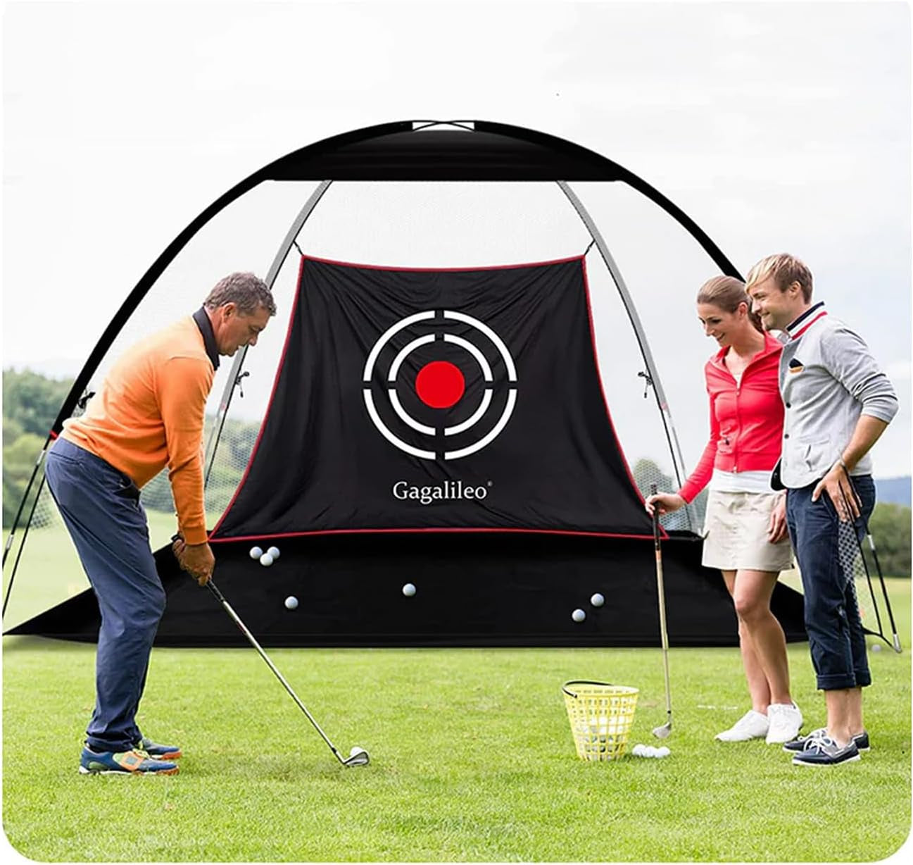 Golf Net,Golf Net Backyard Driving,Golf Driving Range,Golf Set Net,Heavy Duty Dome Golf Practice Net,Golf Practice Hitting Net,Quick Setup with Target Cloth and Carry Bag(Style Optional)
