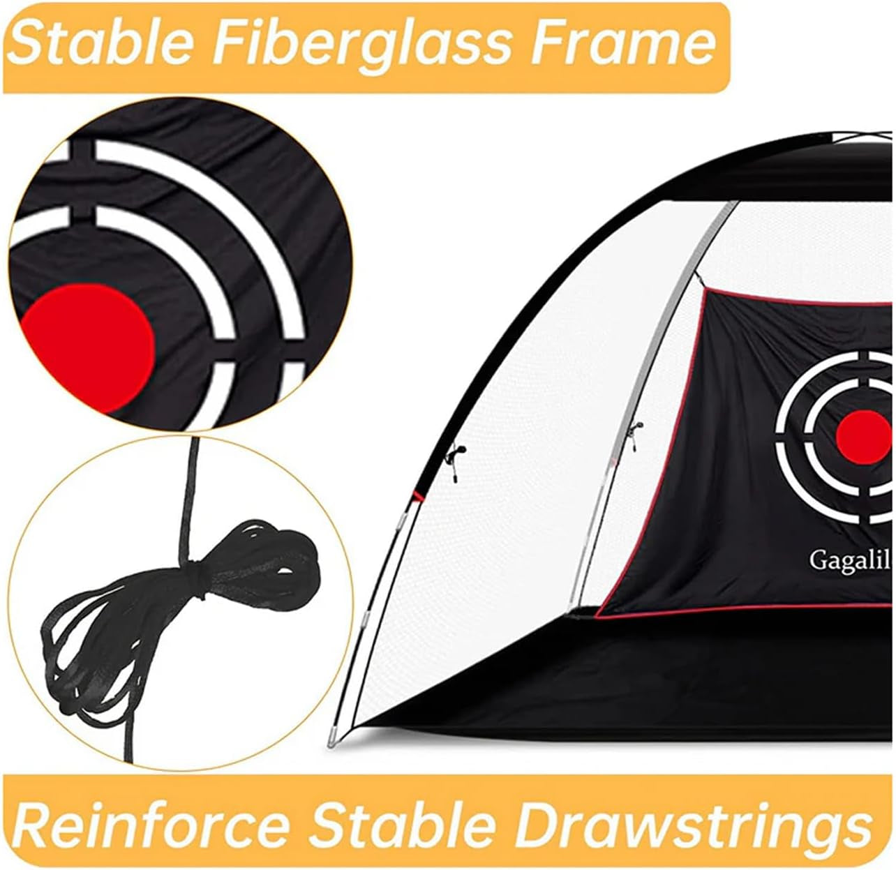 Golf Net,Golf Net Backyard Driving,Golf Driving Range,Golf Set Net,Heavy Duty Dome Golf Practice Net,Golf Practice Hitting Net,Quick Setup with Target Cloth and Carry Bag(Style Optional)